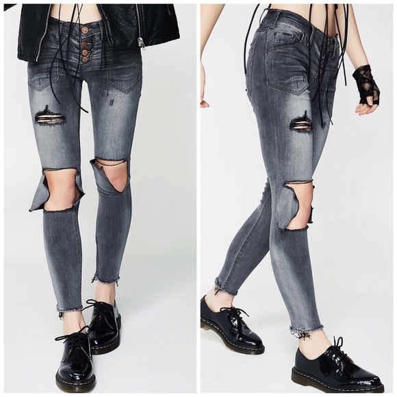 One Teaspoon Jean Freebirds ll Le Duke Distress 26 - Picture 3 of 8